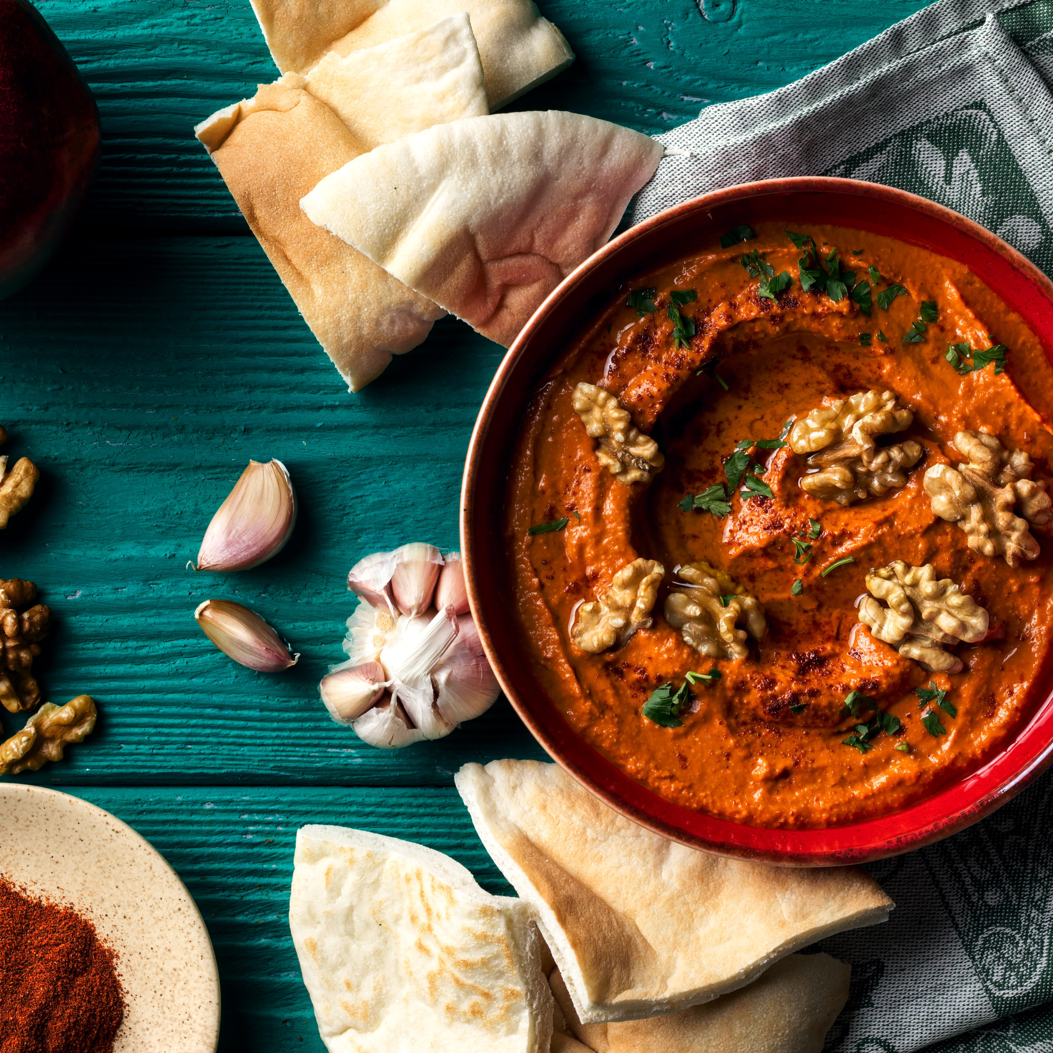 Red bell pepper spread - Lutenitsa.
Source: AdobeStock